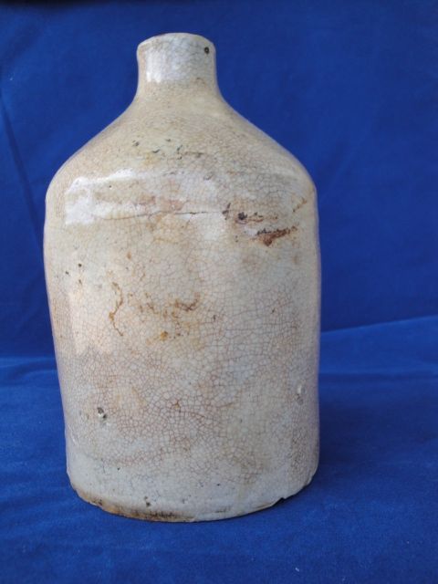 Antique SOUTHERN POTTERY Salt-Glaze Crock Whisky Jug 1 ½ Quart Circa 1900's Antique SOUTHERN POTTERY Salt-Glaze Crock Whisky Jug 1 ½ Quart Circa 1900's