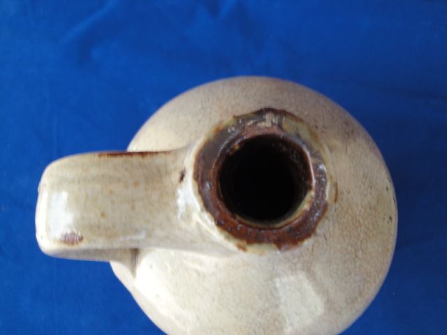 Antique SOUTHERN POTTERY Salt-Glaze Crock Whisky Jug 1 ½ Quart Circa 1900's Antique SOUTHERN POTTERY Salt-Glaze Crock Whisky Jug 1 ½ Quart Circa 1900's