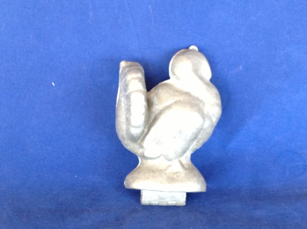 Vintage Pewter Turkey Ice Cream Chocolate Mold 429 Vintage Pewter Turkey Ice Cream Chocolate Mold 429