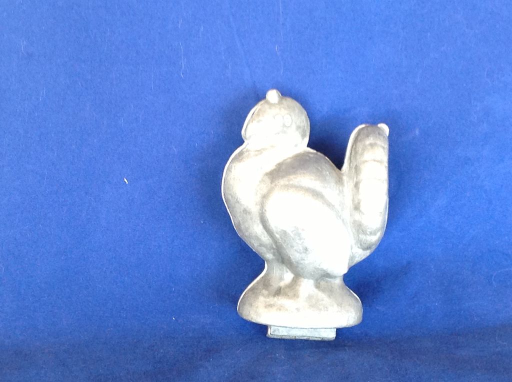 Vintage Pewter Turkey Ice Cream Chocolate Mold 429 Vintage Pewter Turkey Ice Cream Chocolate Mold 429