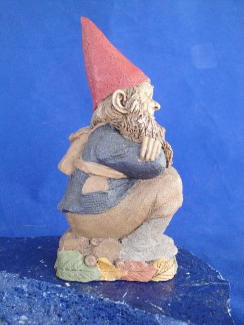 Tom Clark Cairn Studio Whimsical Gnome Wood Spirit Retired Justin 1990 Tom Clark Cairn Studio Whimsical Gnome Wood Spirit Retired Justin 1990