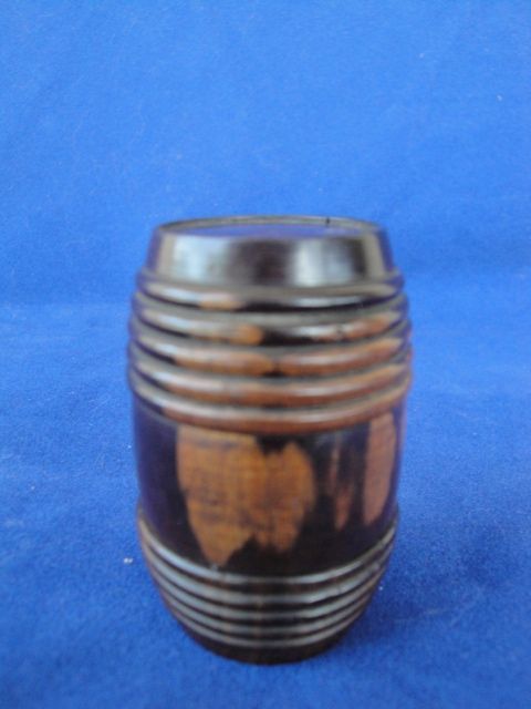 Civil War Era Barrel Shape Traveling or Pocket Inkwell 1850's - 60's Civil War Era Barrel Shape Traveling or Pocket Inkwell 1850's - 60's