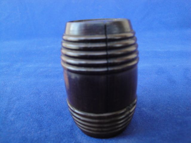 Civil War Era Barrel Shape Traveling or Pocket Inkwell 1850's - 60's Civil War Era Barrel Shape Traveling or Pocket Inkwell 1850's - 60's