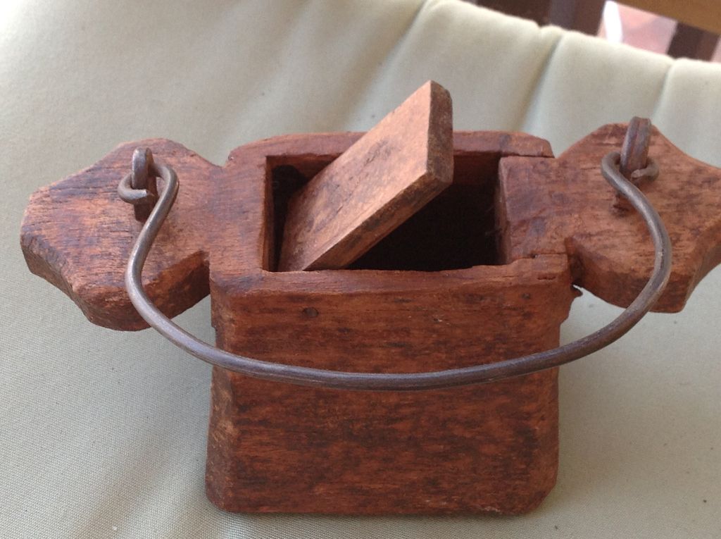 Antique Wagon Tar Pot or Grease Bucket Antique Wagon Tar Pot or Grease Bucket