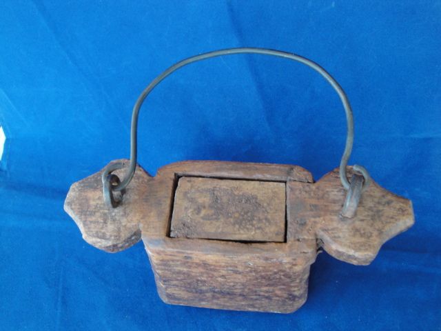 Antique Wagon Tar Pot or Grease Bucket Antique Wagon Tar Pot or Grease Bucket