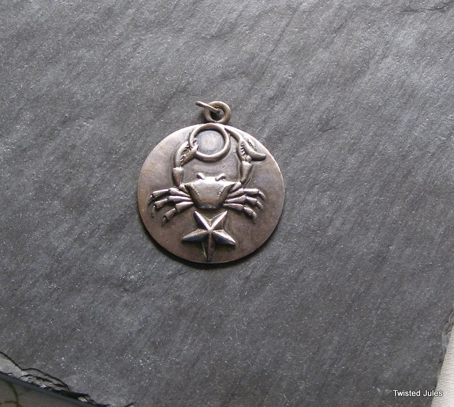 Margot de Taxco Zodiac pendant, Cancer the crab Margot de Taxco Zodiac pendant, Cancer the crab