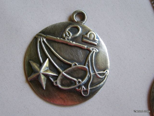 Margot de Taxco Zodiac pendant, Libra Margot de Taxco Zodiac pendant, Libra