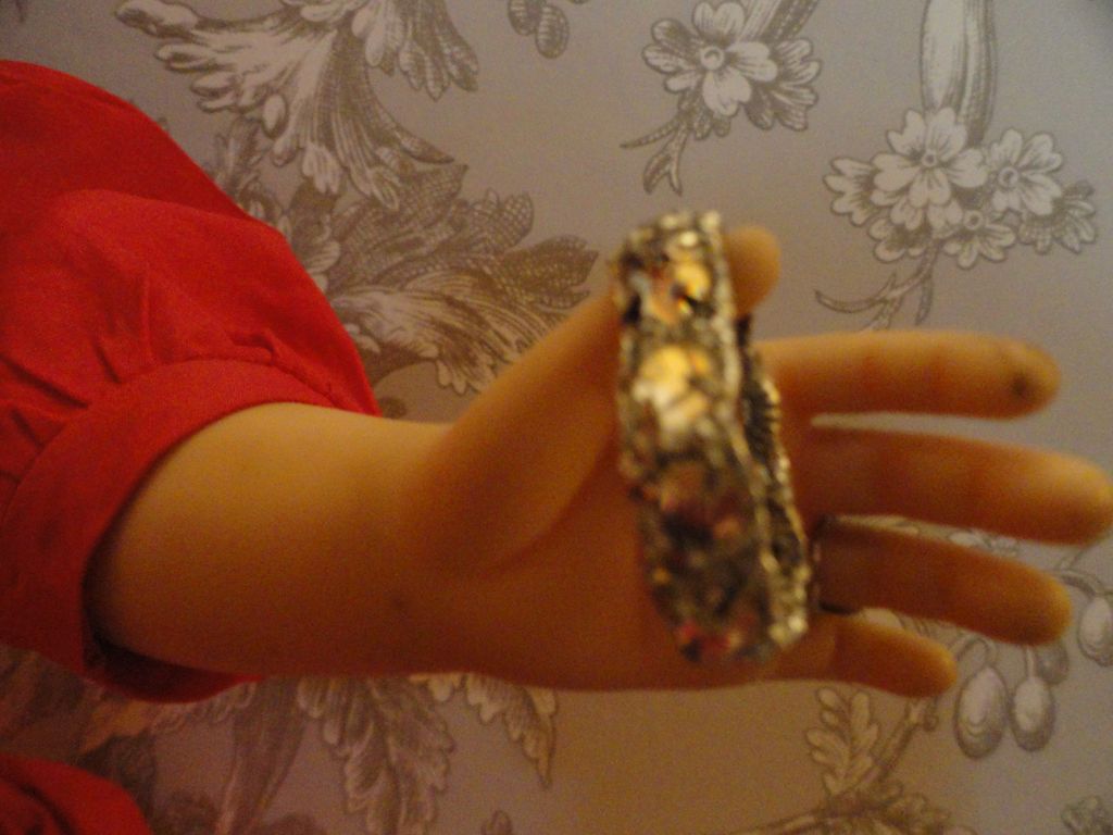 Vintage Madame Alexander Cissy Rhinestone Silver Bracelet Vintage Madame Alexander Cissy Rhinestone Silver Bracelet