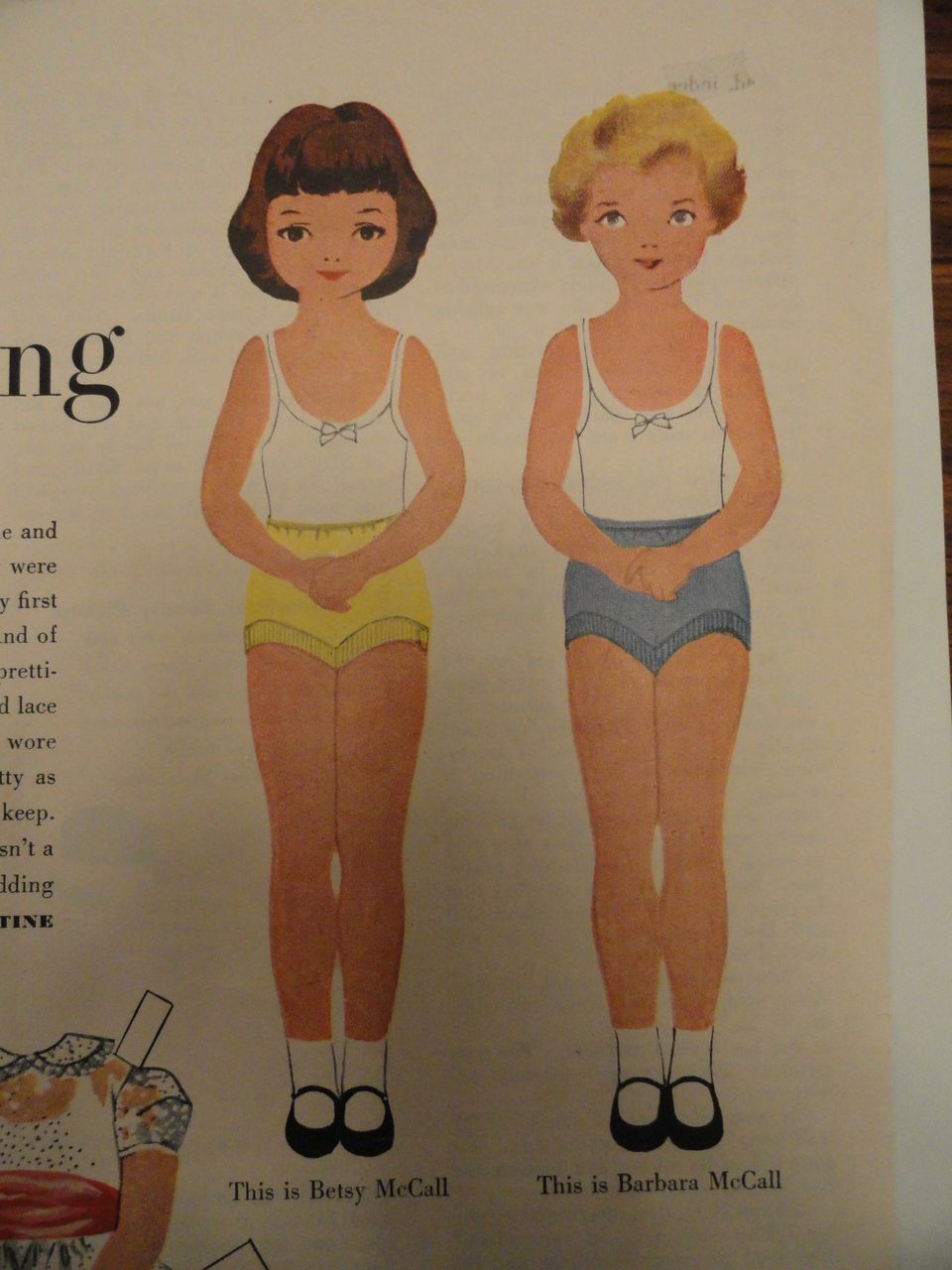 1951 Betsy McCall Paper Dolls 1951 Betsy McCall Paper Dolls