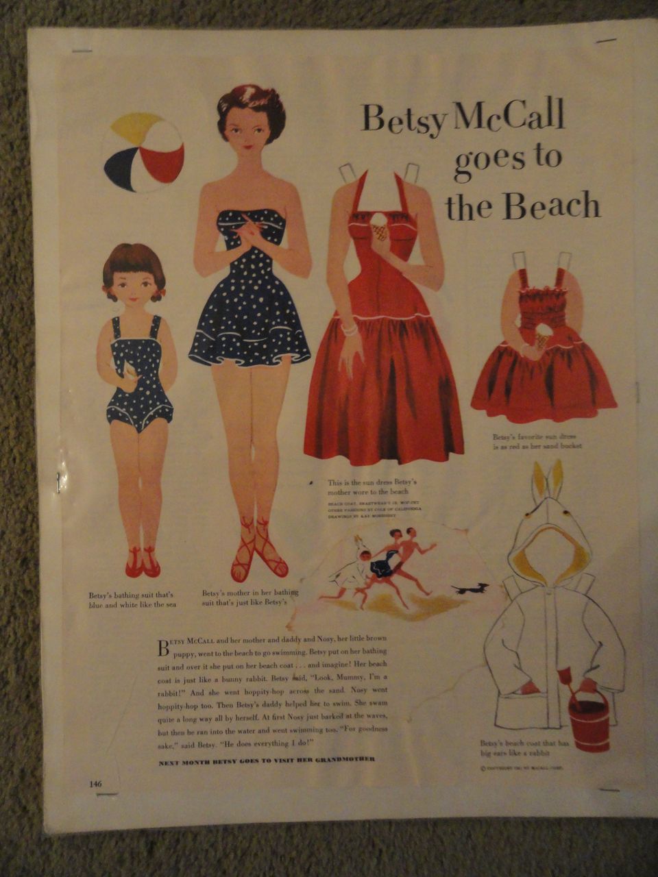 1951 Betsy McCall Paper Dolls 1951 Betsy McCall Paper Dolls