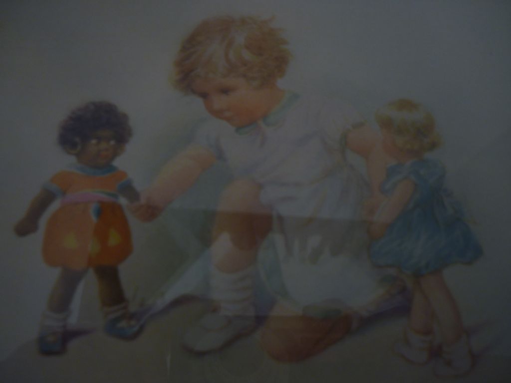 1920's Framed Print TOPSY and EVA Dolls by Lilian Cheesman 1920's Framed Print TOPSY and EVA Dolls by Lilian Cheesman