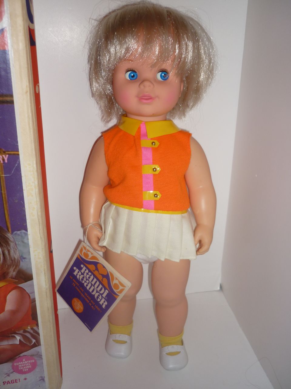 1967-69 Mattel Randi Reader Doll -Unplayed with- Original box 1967-69 Mattel Randi Reader Doll -Unplayed with- Original box