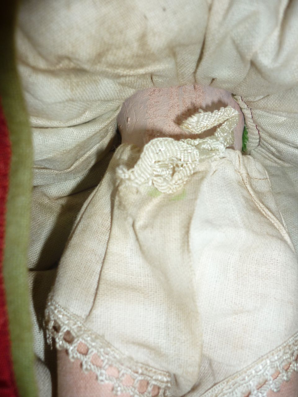 Vintage 11" Cloth Doll-All Original Clothing, Shoes-Straw Hat Vintage 11" Cloth Doll-All Original Clothing, Shoes-Straw Hat