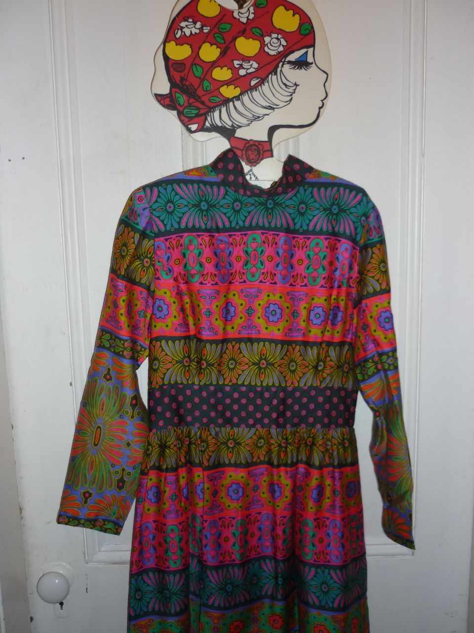 ~Alex Colman California~ Designer- Long Dress-Early 1970's -Boho Chic ~Alex Colman California~ Designer- Long Dress-Early 1970's -Boho Chic