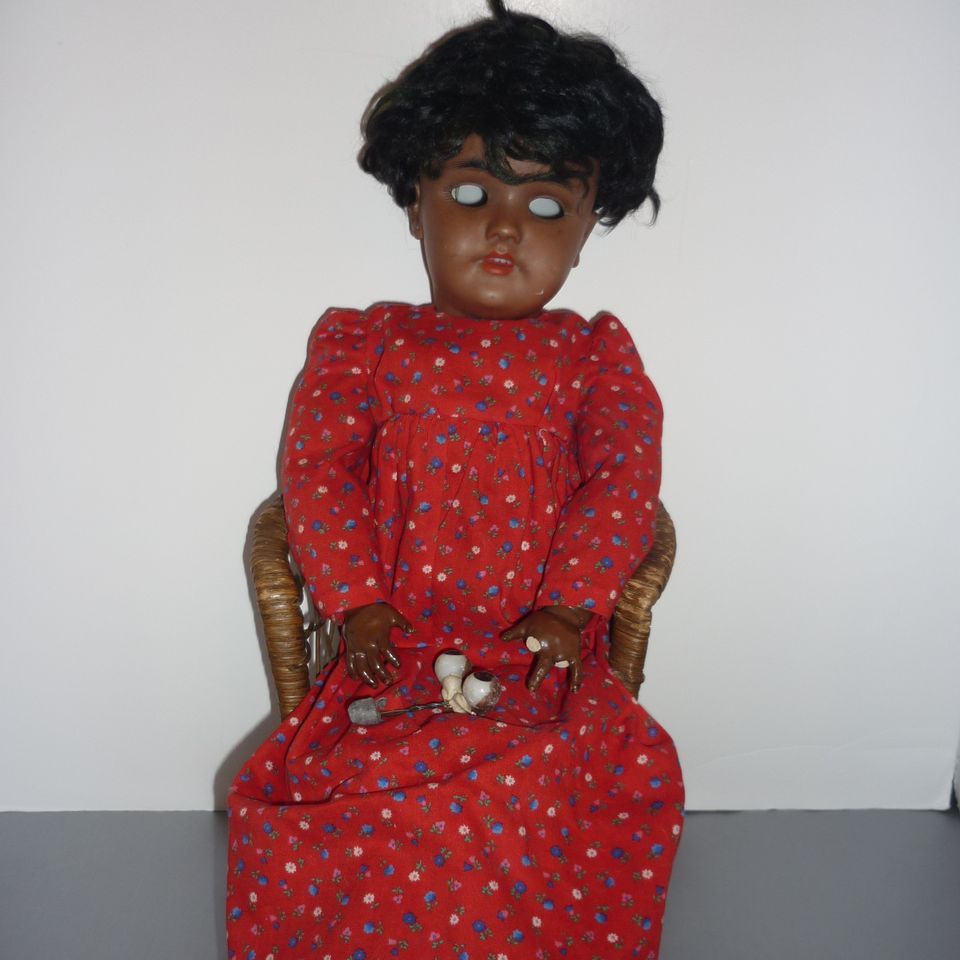 ON HOLD FOR B. ~Heinrich Handwerck-Simon Halbig~Black Doll -19" As Found ON HOLD FOR B. ~Heinrich Handwerck-Simon Halbig~Black Doll -19" As Found