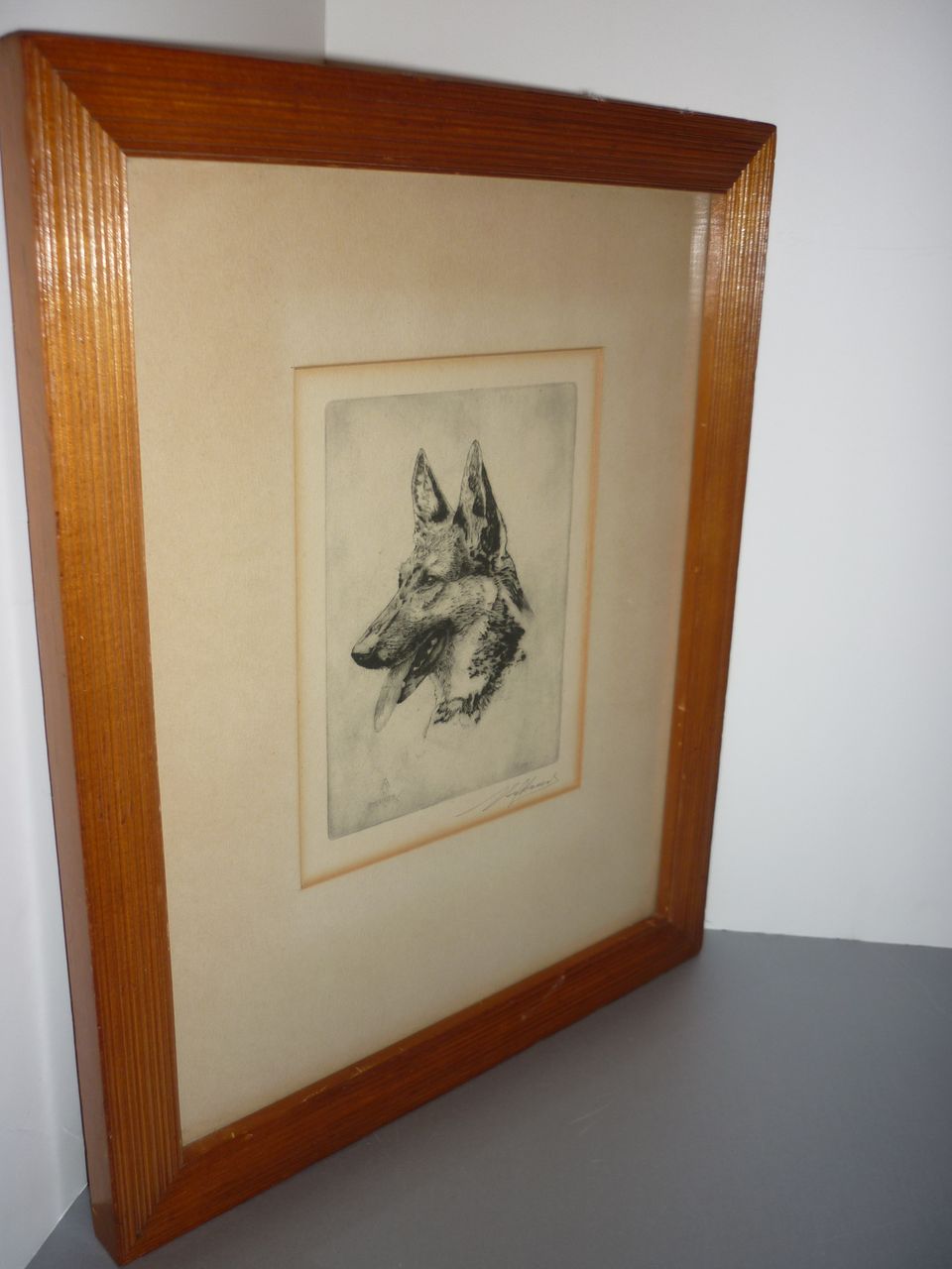 Albert Sterner Lithograph -KUNO- German Shepherd Albert Sterner Lithograph -KUNO- German Shepherd