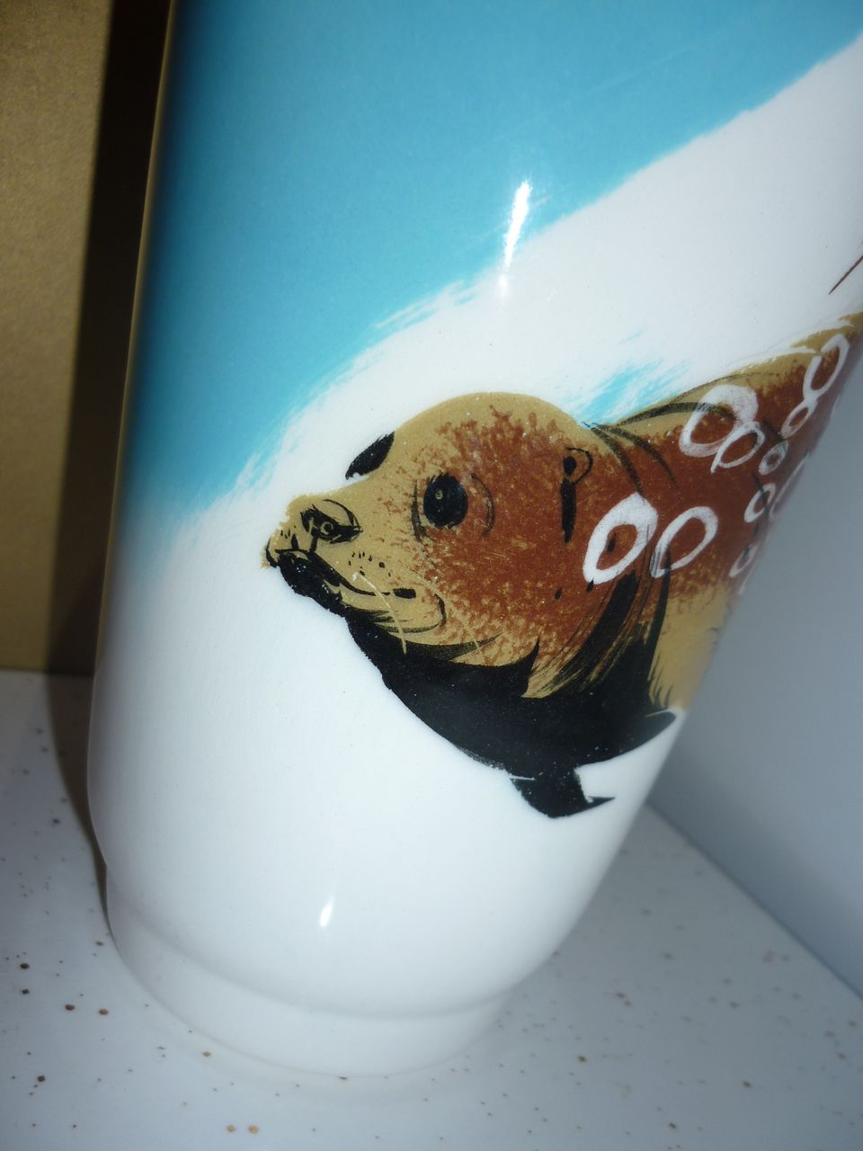 Matthew Adams ~Alaska Series-Vase- Seal- Signed & Numbered Piece- Mid-Mod Matthew Adams ~Alaska Series-Vase- Seal- Signed & Numbered Piece- Mid-Mod