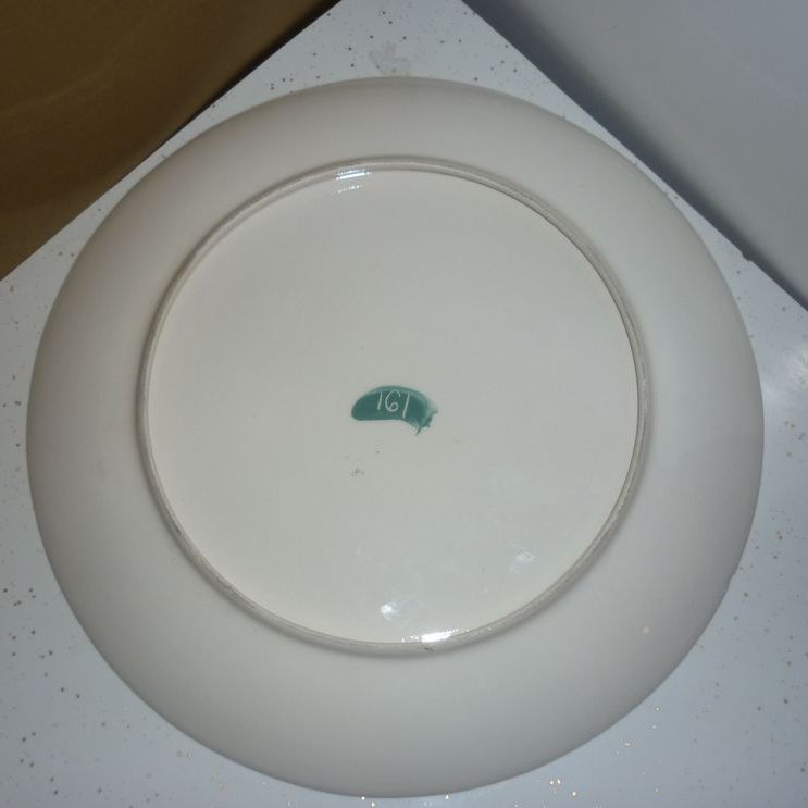 Matthew Adams ~Alaska Series-Cabin-Charger Plate~ Signed & Numbered Mid-Mod Piece Matthew Adams ~Alaska Series-Cabin-Charger Plate~ Signed & Numbered Mid-Mod Piece
