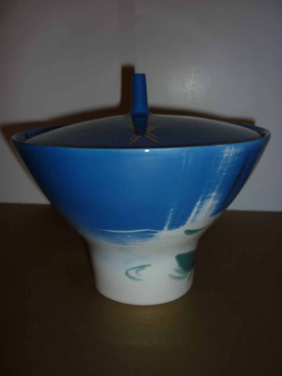 Matthew Adams-Tapered Covered Dish~Cabin~ Mid-Mod Alaska Series Piece Matthew Adams-Tapered Covered Dish~Cabin~ Mid-Mod Alaska Series Piece