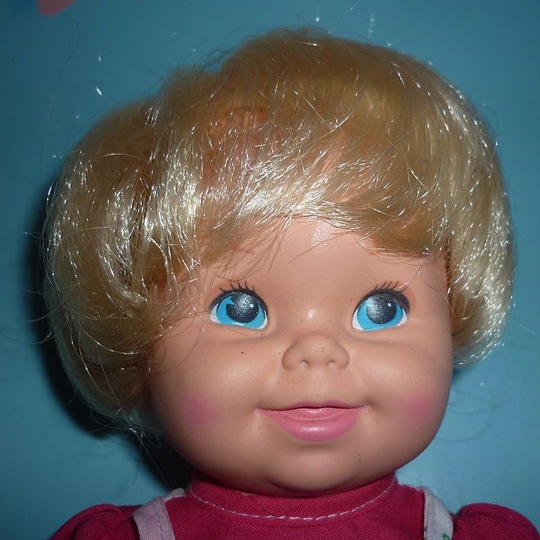 Mattel -Tiny Baby Tender Love Doll -Rare- Rooted Hair, not Molded Mattel -Tiny Baby Tender Love Doll -Rare- Rooted Hair, not Molded