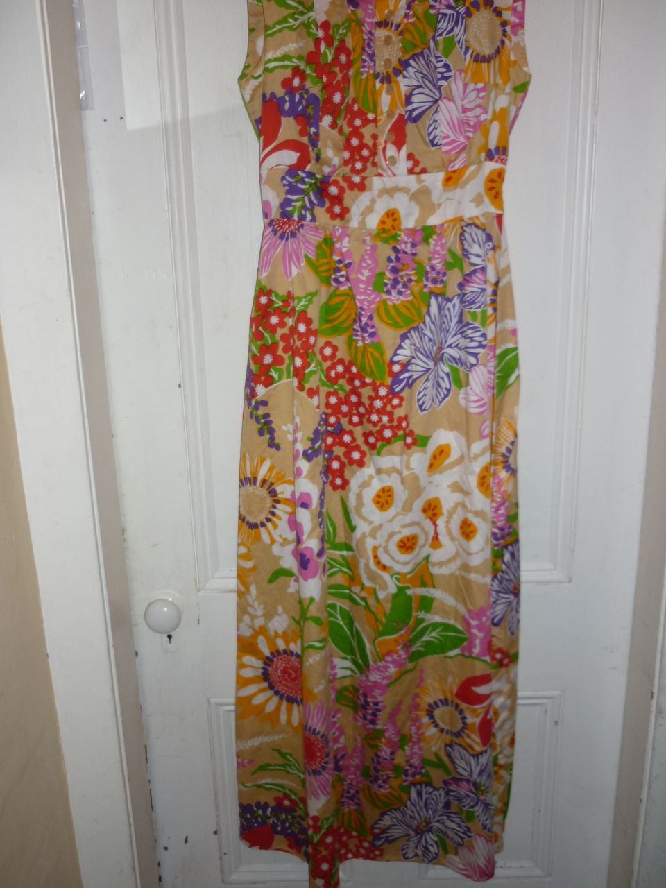 Funky 1960's One Of A Kind Dress - Long Style~Home Made- Boho Chic! Funky 1960's One Of A Kind Dress - Long Style~Home Made- Boho Chic!