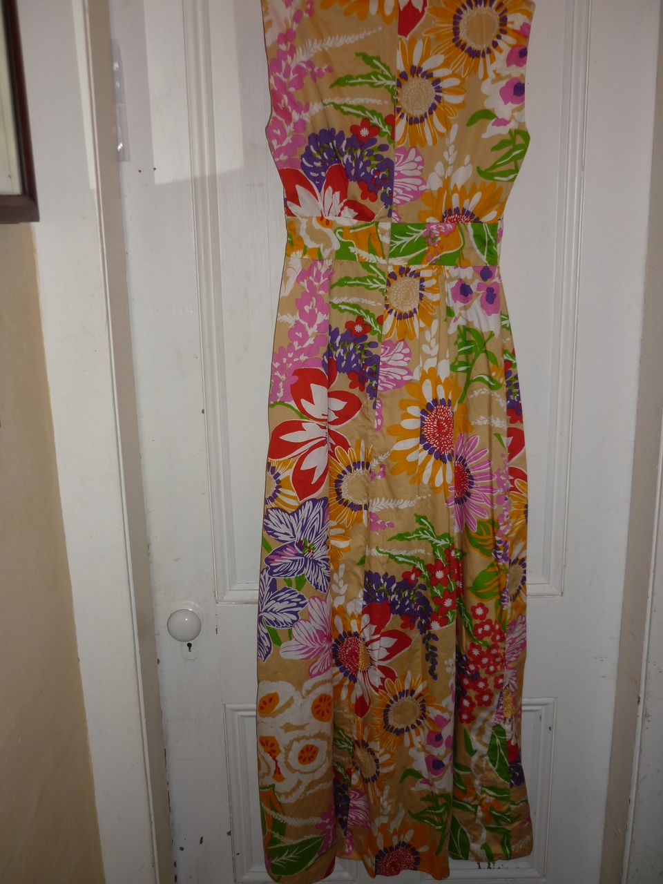 Funky 1960's One Of A Kind Dress - Long Style~Home Made- Boho Chic! Funky 1960's One Of A Kind Dress - Long Style~Home Made- Boho Chic!