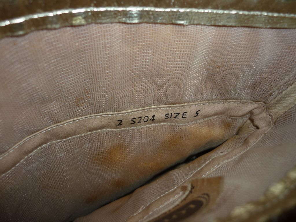 Lotus Gold Lame Boots -Made in the United Kingdom -1970's Lotus Gold Lame Boots -Made in the United Kingdom -1970's