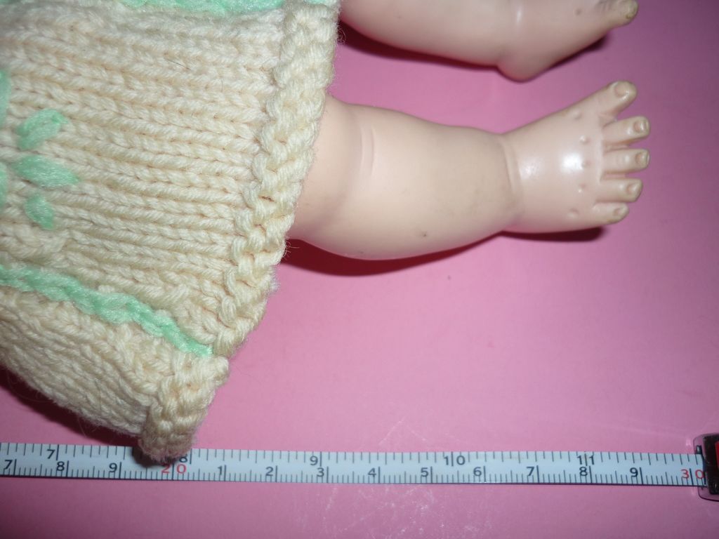 Tiny Tears Doll by American Character -From 1950 11 1/2" tall- knit outfit Tiny Tears Doll by American Character -From 1950 11 1/2" tall- knit outfit