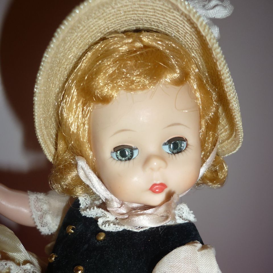 1960's Madame Alexander~Little Bo Peep Doll~All Original-Straw Hat 1960's Madame Alexander~Little Bo Peep Doll~All Original-Straw Hat