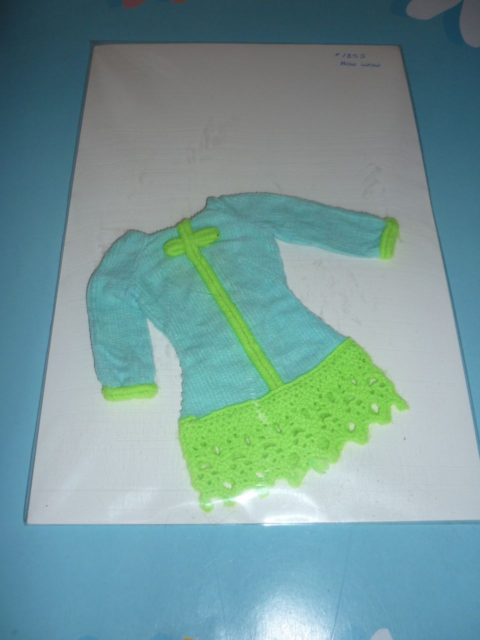 Mattel-Barbie ~Now Wow!! Dress- #1853 From 1968 -Only Mattel-Barbie ~Now Wow!! Dress- #1853 From 1968 -Only