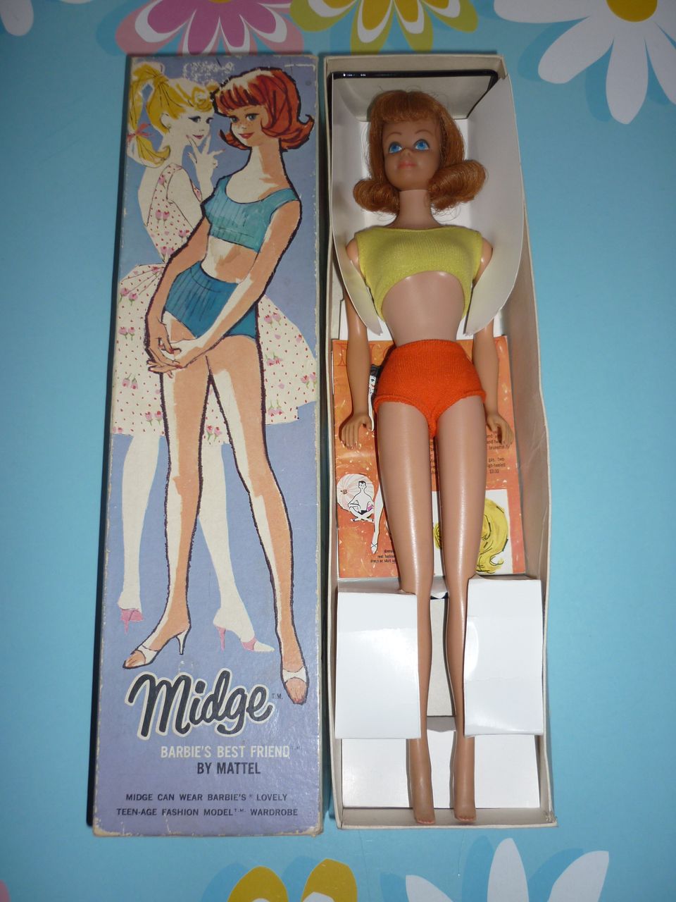 Mattel Titian Midge Doll -Original Box, SS, Stand, Pamphlet Mattel Titian Midge Doll -Original Box, SS, Stand, Pamphlet