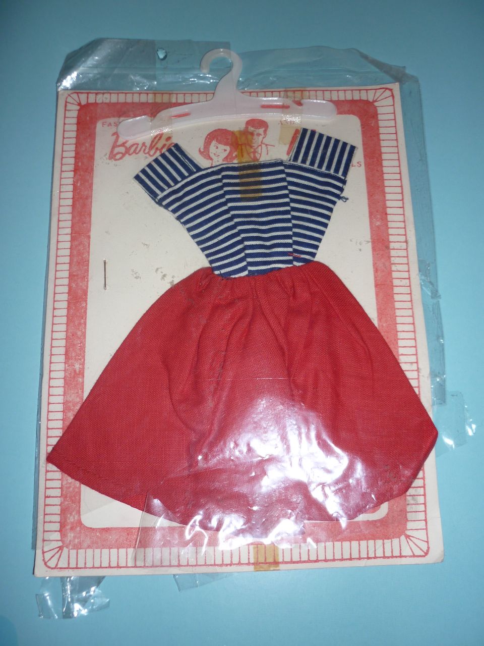 1960's Barbie Dress- in Original Packaging from OMK Portugal- Rare! 1960's Barbie Dress- in Original Packaging from OMK Portugal- Rare!