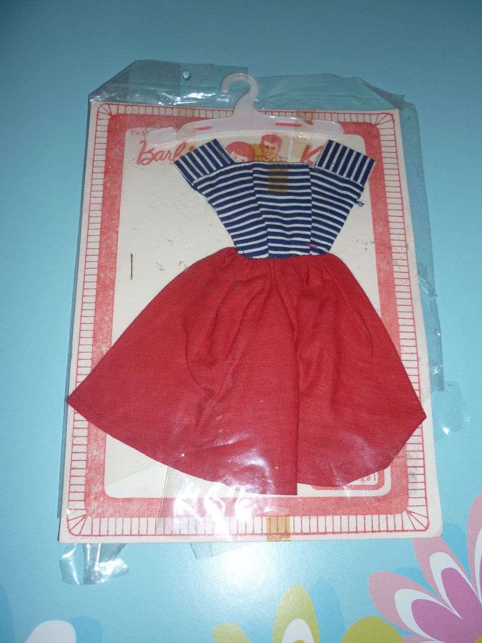 1960's Barbie Dress- in Original Packaging from OMK Portugal- Rare! 1960's Barbie Dress- in Original Packaging from OMK Portugal- Rare!
