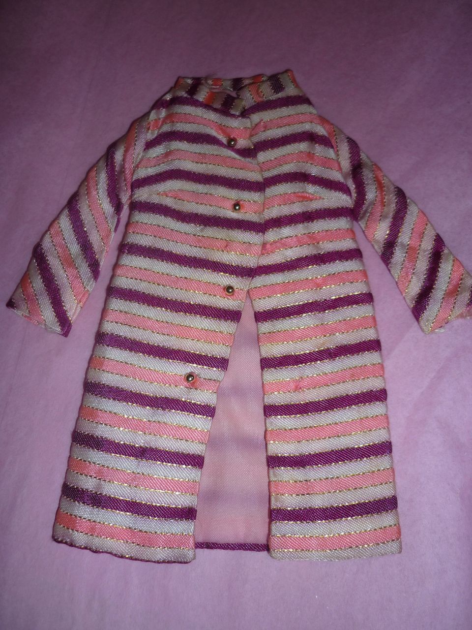 Mattel-Barbie ~Dancing Stripes~ Coat and Shoes #1843-1968 Mattel-Barbie ~Dancing Stripes~ Coat and Shoes #1843-1968
