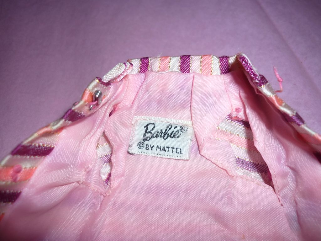 Mattel-Barbie ~Dancing Stripes~ Coat and Shoes #1843-1968 Mattel-Barbie ~Dancing Stripes~ Coat and Shoes #1843-1968