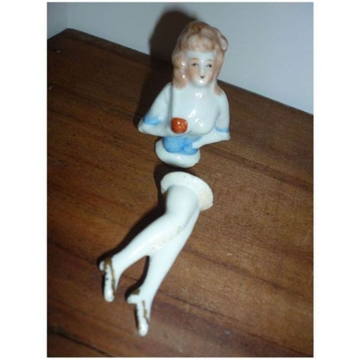 Vintage Half doll and Legs- Pretty Lady, Marked Foreign Vintage Half doll and Legs- Pretty Lady, Marked Foreign