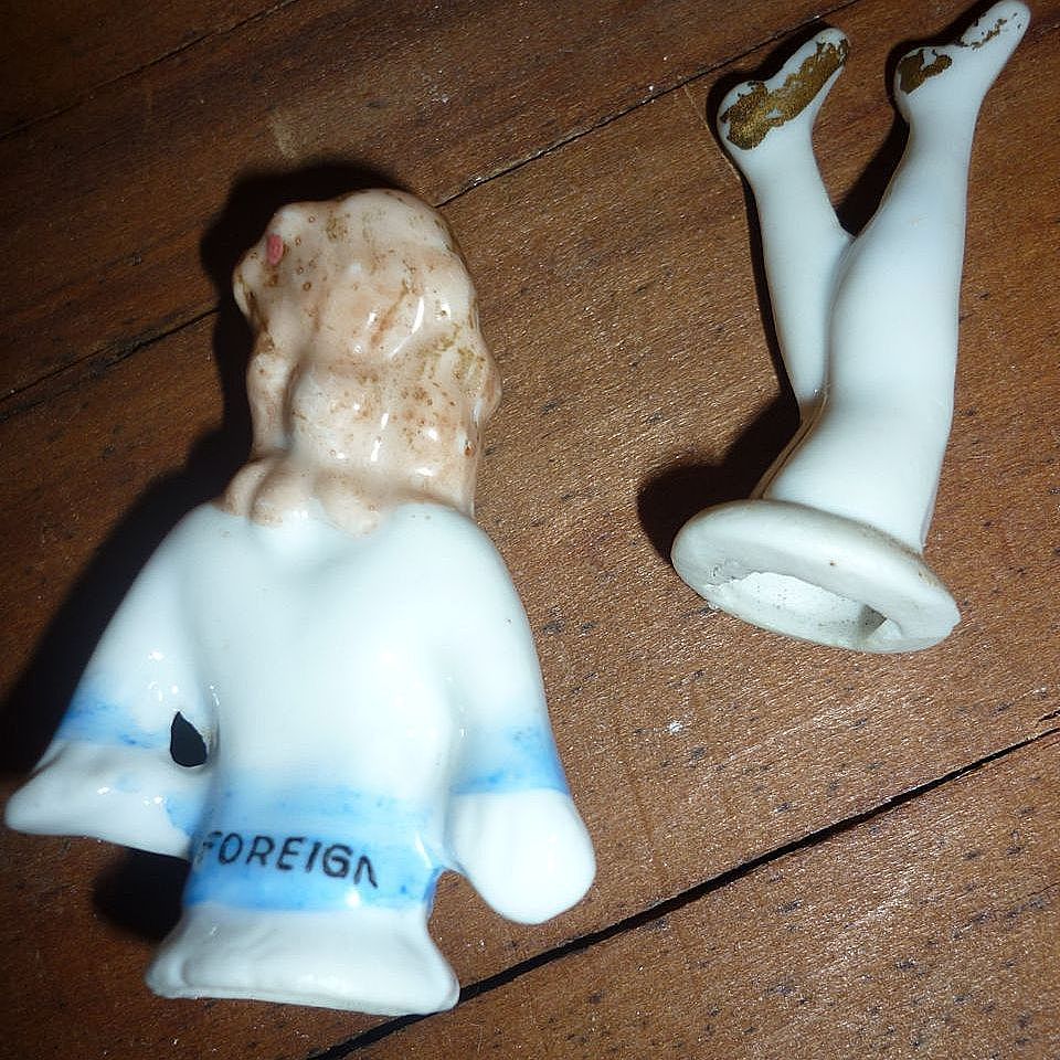 Vintage Half doll and Legs- Pretty Lady, Marked Foreign Vintage Half doll and Legs- Pretty Lady, Marked Foreign