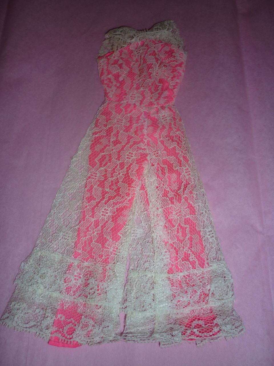 Mattel-Barbie ~Jump Into Lace~ 1968, Jumpsuit and Shoes #1823 Mattel-Barbie ~Jump Into Lace~ 1968, Jumpsuit and Shoes #1823