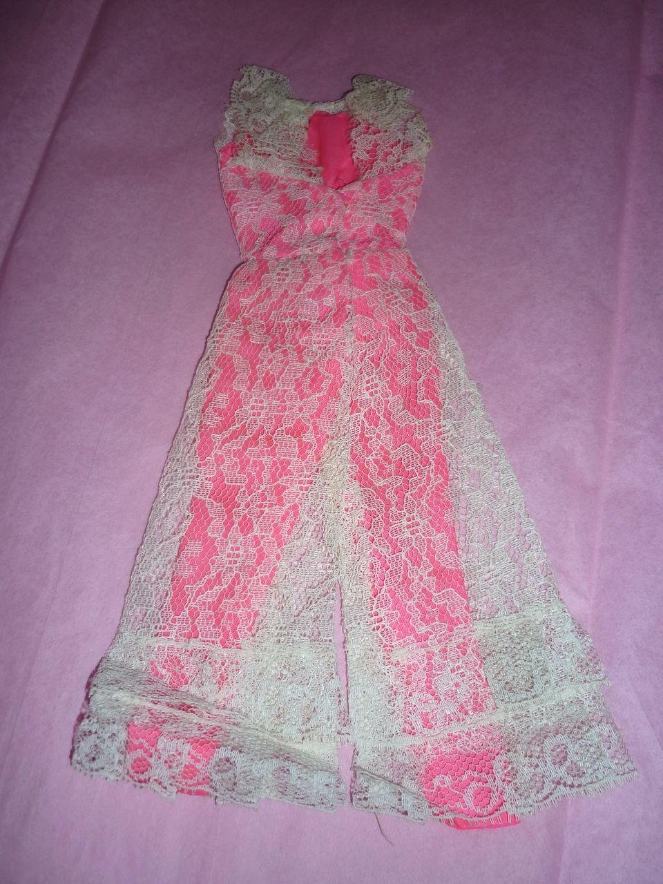 Mattel-Barbie ~Jump Into Lace~ 1968, Jumpsuit and Shoes #1823 Mattel-Barbie ~Jump Into Lace~ 1968, Jumpsuit and Shoes #1823