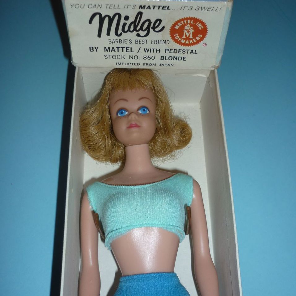 Mattel Midge Doll -#850 Blonde-All Original in Box Mattel Midge Doll -#850 Blonde-All Original in Box