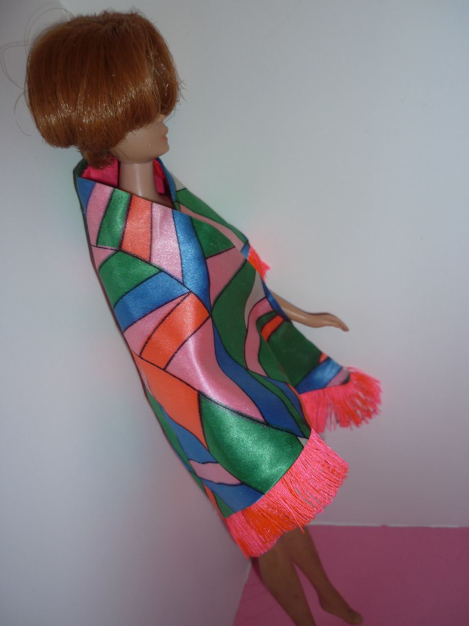 Mattel ~Rainbow Wraps Shawl~ for Barbie -#1798 from 1970 Mattel ~Rainbow Wraps Shawl~ for Barbie -#1798 from 1970