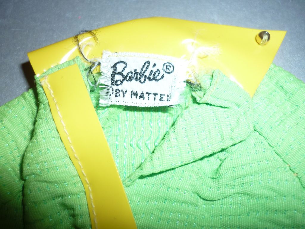 Mattel Barbie ~Snap Dash~ #1824 Dress, Hat, Yellow Squishy Shoes Mattel Barbie ~Snap Dash~ #1824 Dress, Hat, Yellow Squishy Shoes