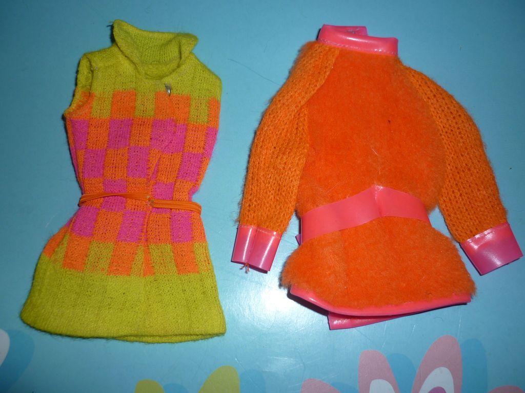 Mattel-Walking Jamie Doll -Coat & Dress From Furry Friends Gift Set 1970-71 #1132 Mattel-Walking Jamie Doll -Coat & Dress From Furry Friends Gift Set 1970-71 #1132