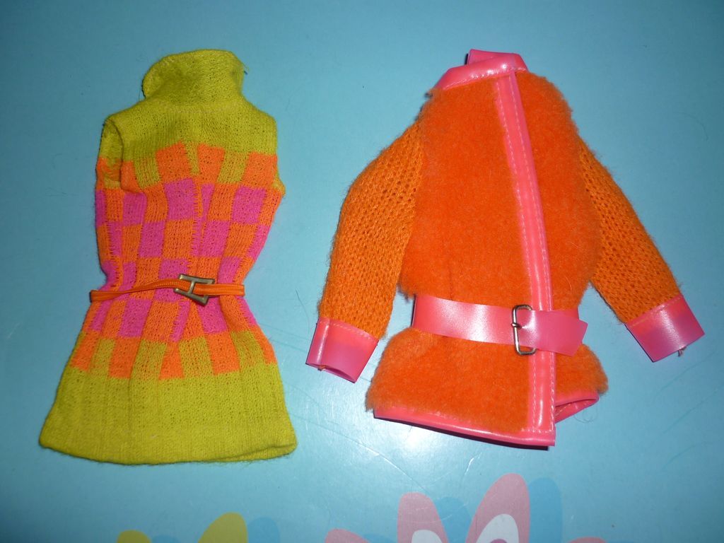 Mattel-Walking Jamie Doll -Coat & Dress From Furry Friends Gift Set 1970-71 #1132 Mattel-Walking Jamie Doll -Coat & Dress From Furry Friends Gift Set 1970-71 #1132