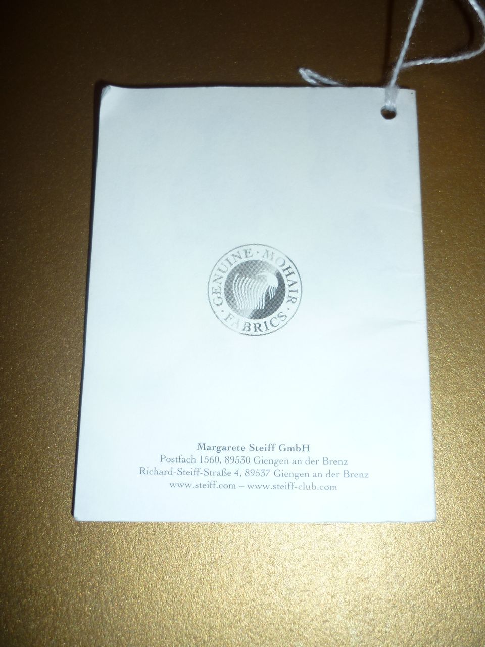 Steiff - Bambi -Walt Disney -Ear Button & Booklet - Nice Example Steiff - Bambi -Walt Disney -Ear Button & Booklet - Nice Example
