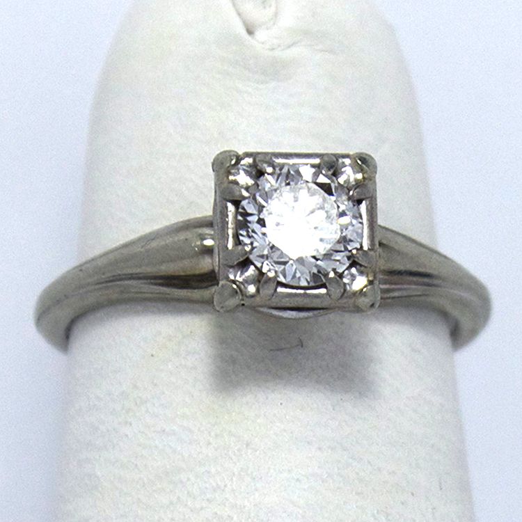 18KT Jabel Diamond Solitaire Ring