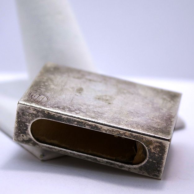 Vintage Freedman Silver Company Silver Plated Match Case Vintage Freedman Silver Company Silver Plated Match Case