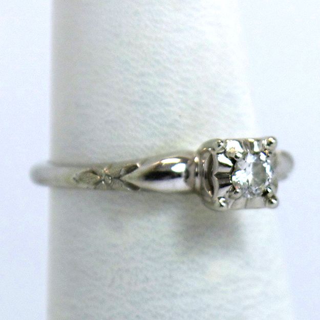 Vintage 18K Jabel Diamond Engagement Ring Vintage 18K Jabel Diamond Engagement Ring