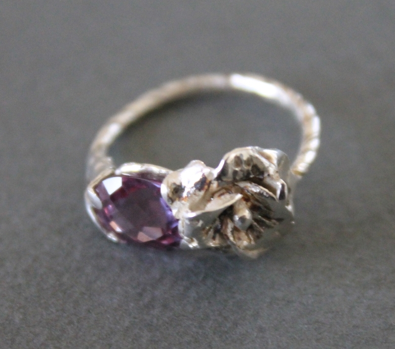 Ring Sterling Silver Color Change Alexandrite