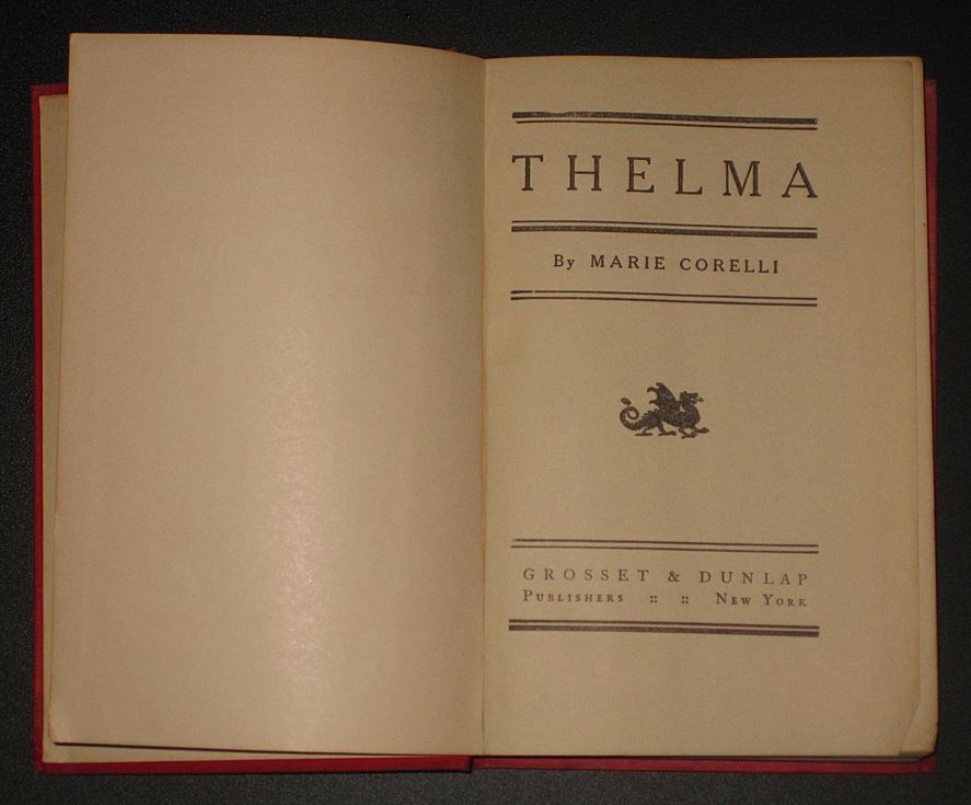 Thelma by Marie Corelli Thelma by Marie Corelli